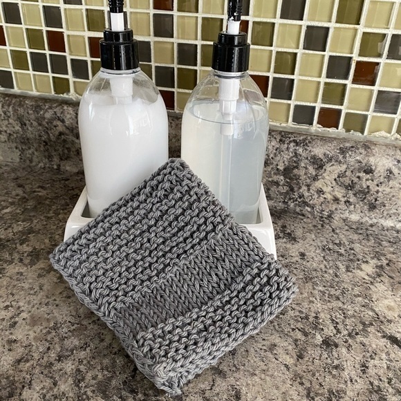 Handmade Eco-friendly 100% Cotton dishcloth - Picture 5 of 6